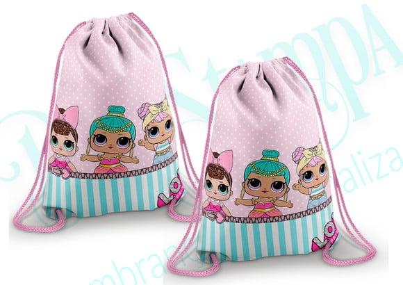 Mochilinha personalizada Lol surprise