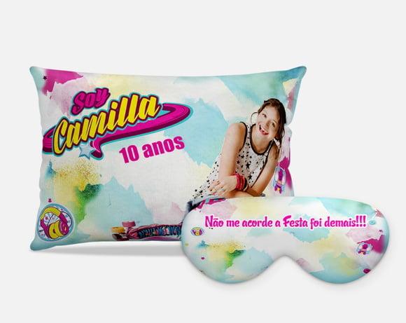 Kit Almofada e tapa olhos SOY LUNA