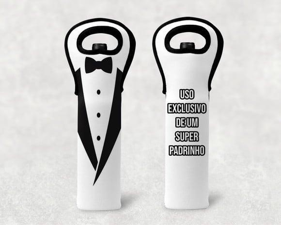 Porta vinho personalizado em neoprene
