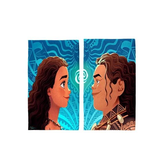 Toalha Lavabo 30x50cm Personalizada Moana