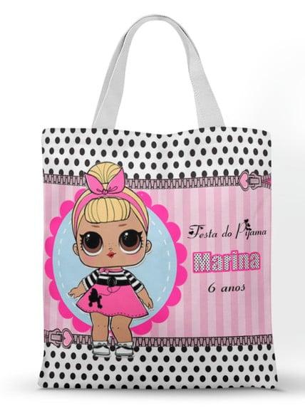 Ecobag ( Sacola Personalizada) Tema Lol Surprise 20x30cm