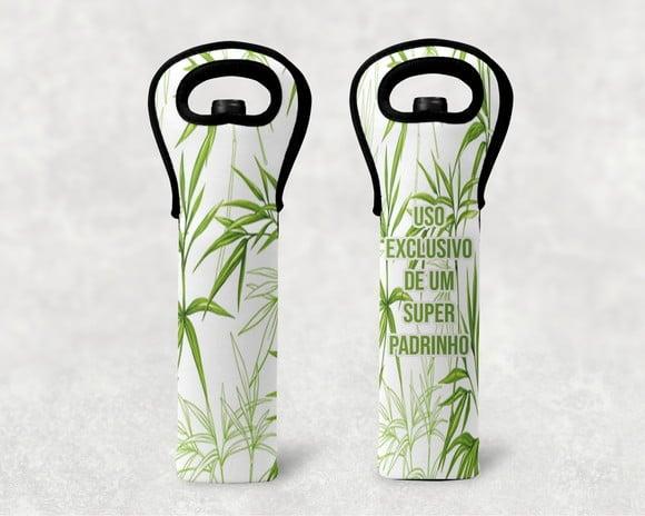 Porta vinho personalizado em neoprene