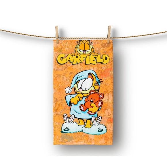 Toalha Lavabo 30x50cm Personalizada Garfield