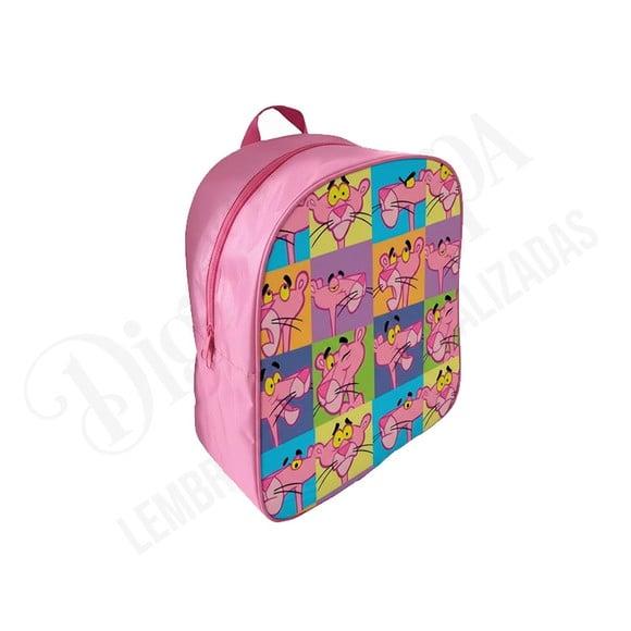 Mochila Pantera Cor de Rosa