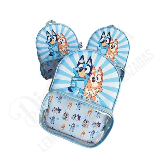 Mochila com Bolso Bluey
