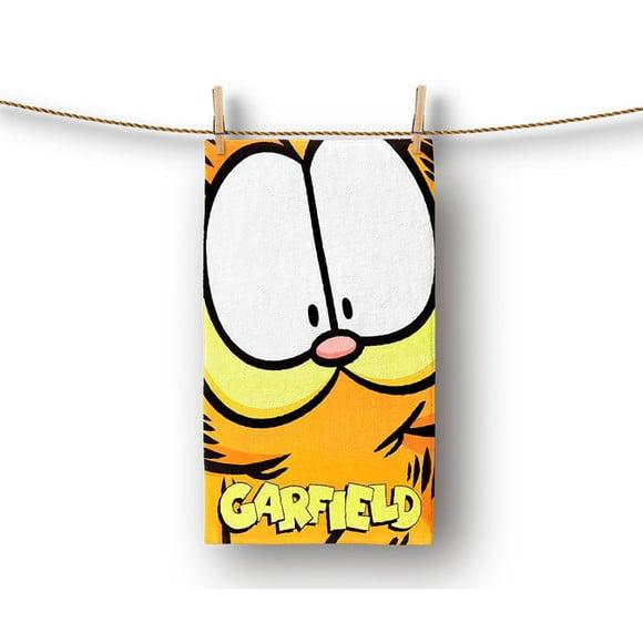 Toalha Lavabo 30x50cm Personalizada Garfield
