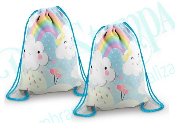 Mochilinha personalizada Chuva de Benção