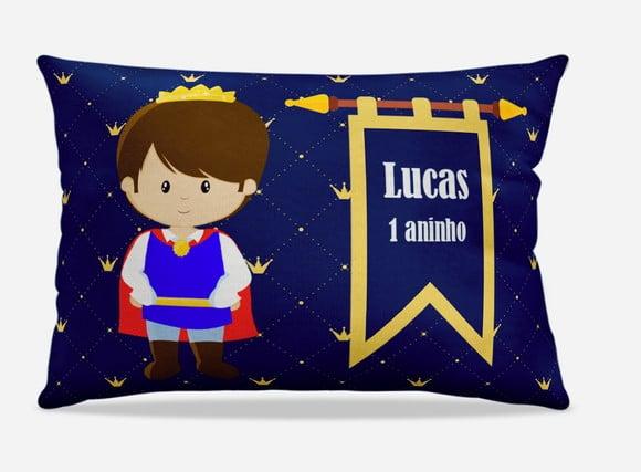 Almofada personalizada Reinado menino