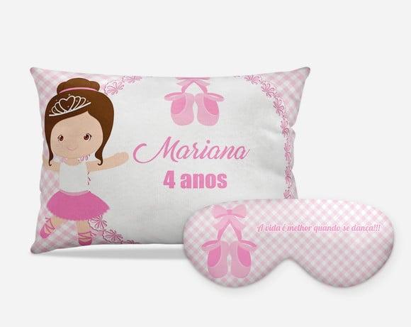 Kit Almofada + Tapa olhos Bailarina