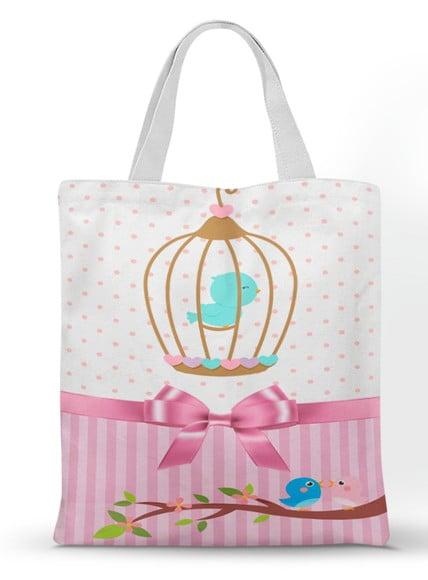 Ecobag ( sacola personalizada) Jardim Passaros