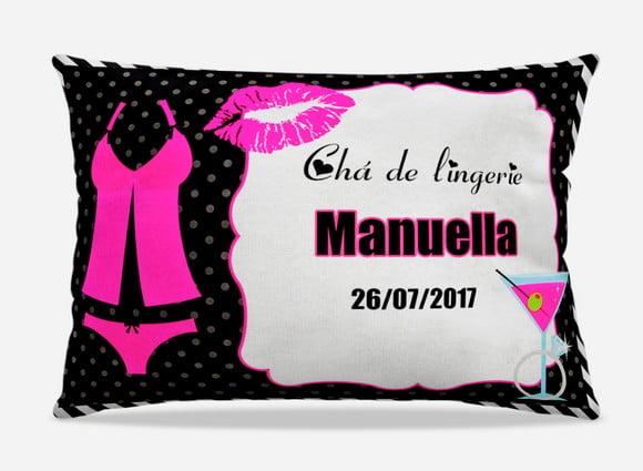 Mini Almofada Chá de lingerie 14x19cm