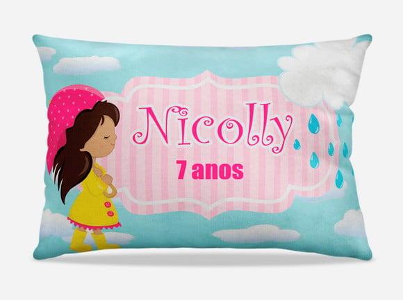 Almofada Personalizada Chuva de Benção 14x19cm