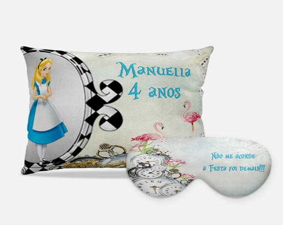 Kit festa do pijama Alice no paris das maravilhas