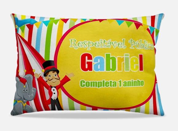 Almofada personalizada Circo