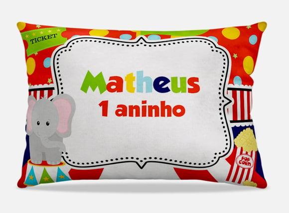 Almofada personalizada Circo
