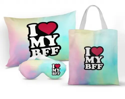 Kit festa do pijama BFF Best friend forever