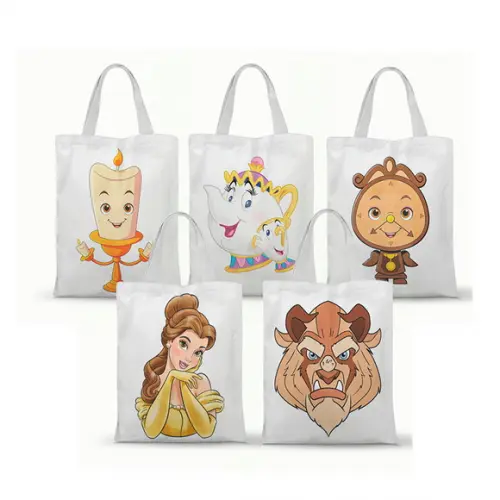 Ecobag Bela e a Fera ( Não Colocamos Nome Neste Modelo)