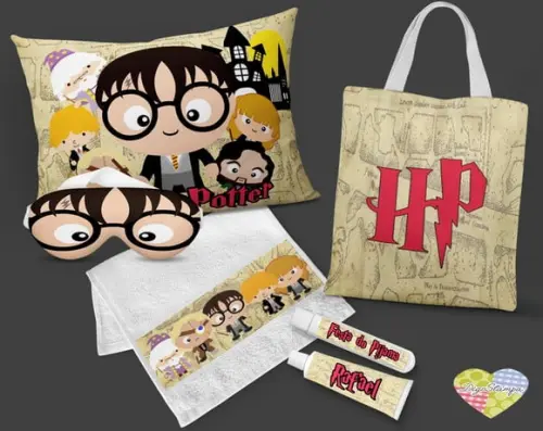 Kit Festa do Pijama Harry Potter