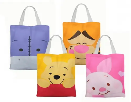 Ecobag ( Sacola ) Turma do Ursinho Pooh 20x30cm