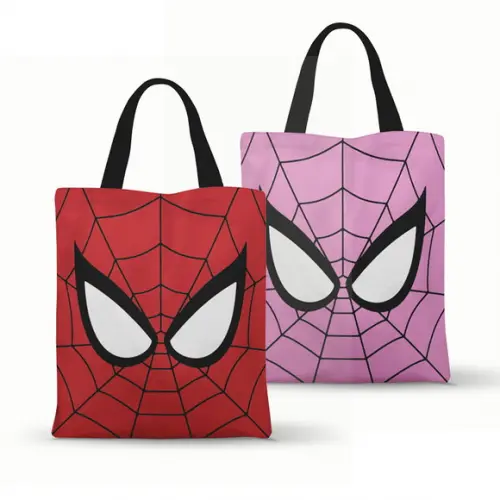 Ecobag Homen Aranha Vermelha e Rosa