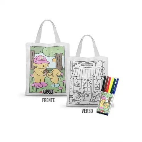 Ecobag Boobie Goods Frente e Verso + Canetinha