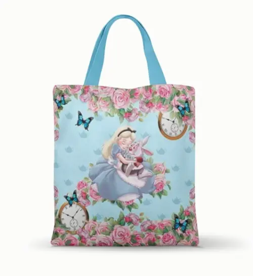 Ecobag Alice no Pais das Maravilhas