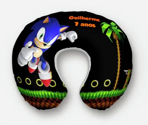 Almofada Pescoço Sonic