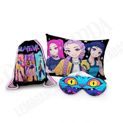 Kit Festa do Pijama Guerreiras K-pop
