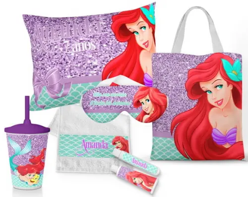Kit festa do pijama Ariel