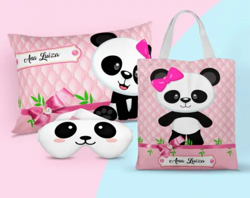 Kit Festa do Pijama Panda