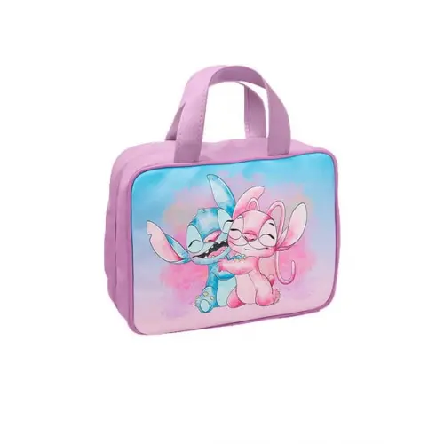 Lancheira Personalizada Stitch e Angel
