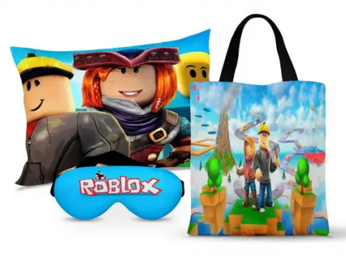 Kit festa do Pijama Roblox 3 itens peronalizados kp3rob01