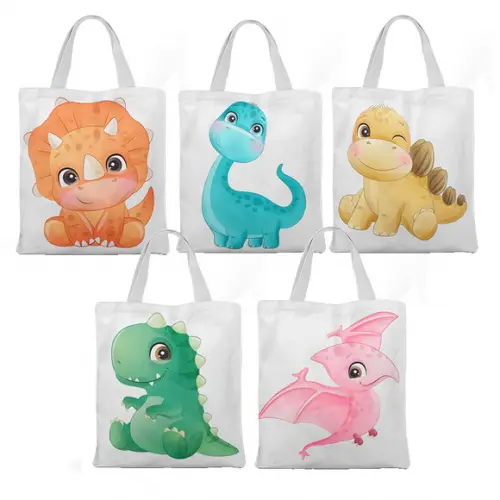 Ecobag ( Sacola ) 20x30 Dinossauros ( Não Colocamos Nome )