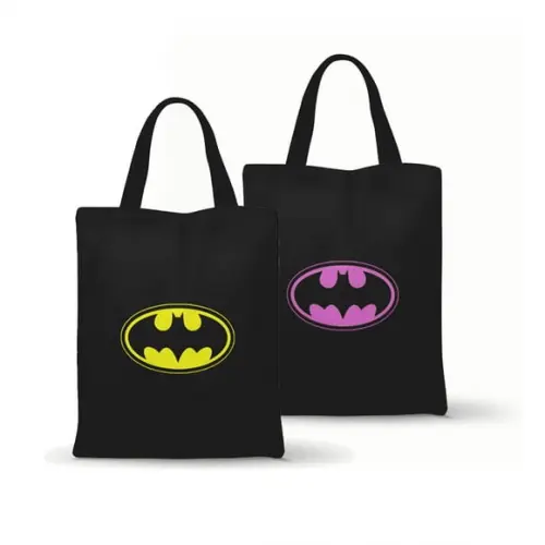Ecobag Batman e Batgirl