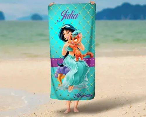 Toalha Jasmine e Aladim