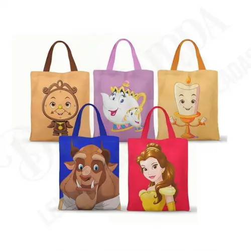 Ecobag Bela e a Fera ( Não Colocamos Nome Neste Modelo)