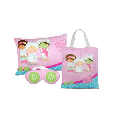 Kit Almofada + Mascara de Dormir + Ecobag Spa