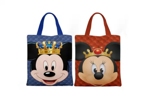 Ecobag ( Sacola ) 20x30 Mickey Minnie Realeza