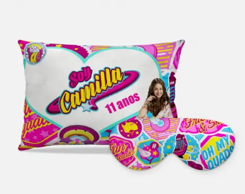 Kit Almofada e tapa olhos SOY LUNA