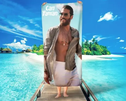Toalha personalizada Can Yaman