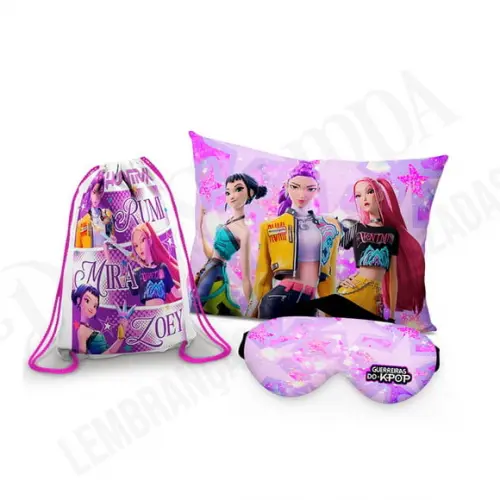 Kit Festa do Pijama Guerreiras K-pop