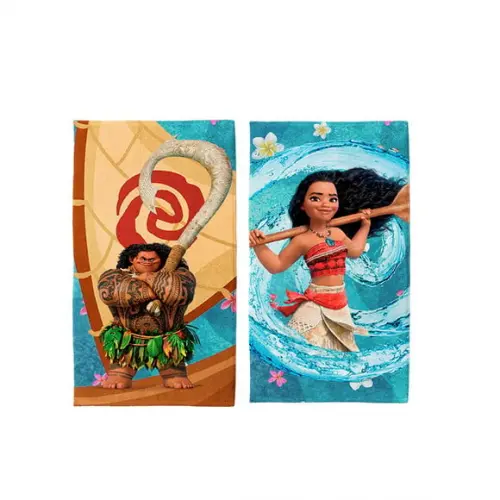 Toalha Lavabo 30x50cm Personalizada Moana