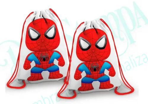 Mochilinha personalizada Homem aranha