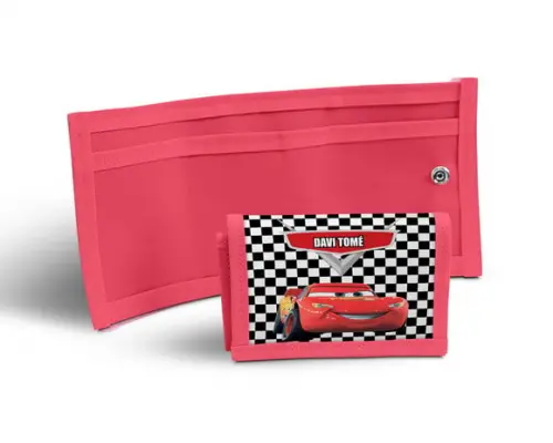 Carteira infantil Carros disney