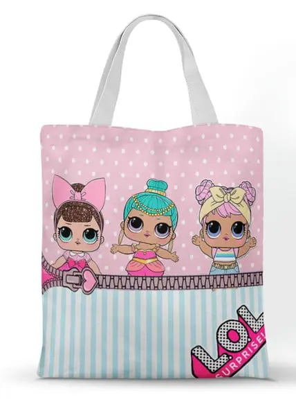 Ecobag ( Sacola Personalizada) Tema Lol Surprise 20x30cm