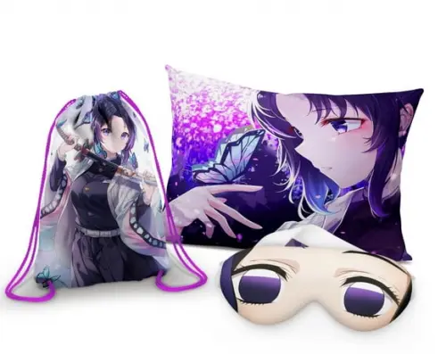 Kit Almofada + mascara + Mochilinha SHINOBU KOCHO
