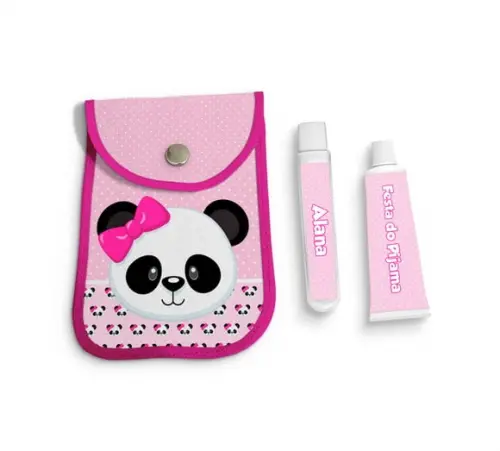 Kit Higiene Panda Rosa