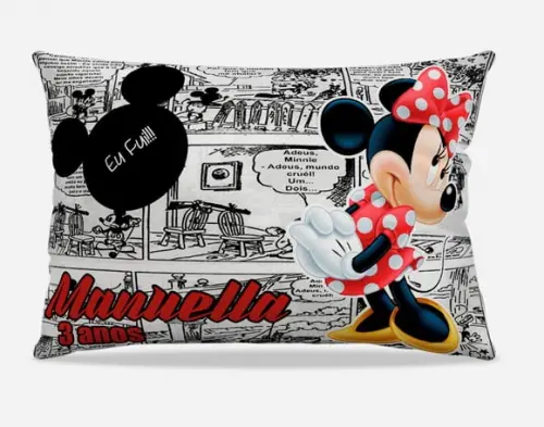Almofada personalizada Minnie Mouse