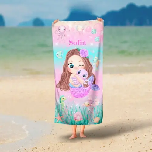 Toalha Personalizada Sereia