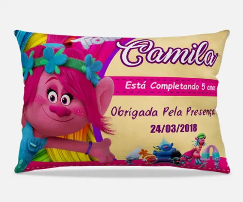 Almofada personalizada Trolls 20x28cm